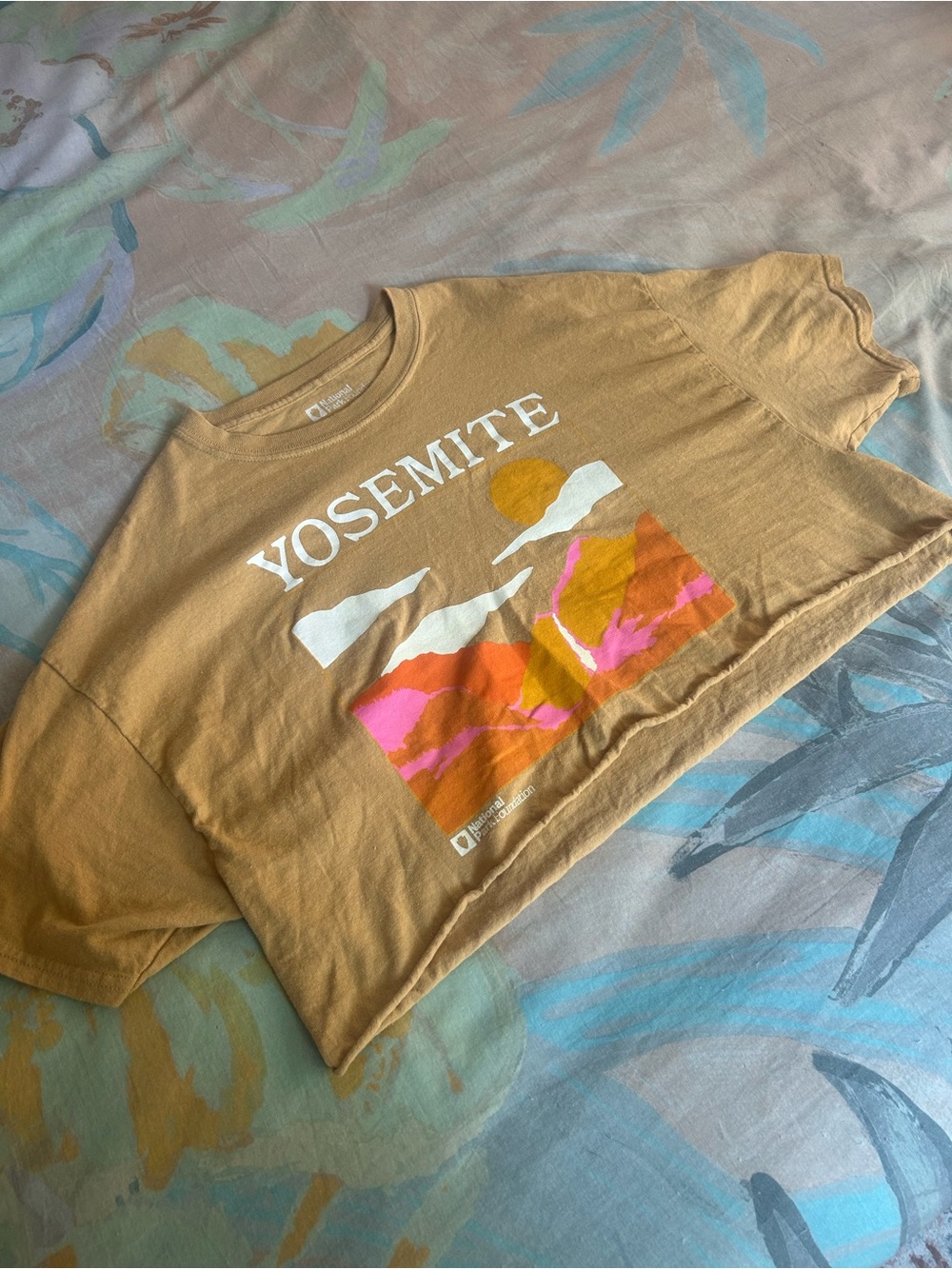 National Park Foundation • Yosemite Graphic Cropped Tee | 100% Cotton
